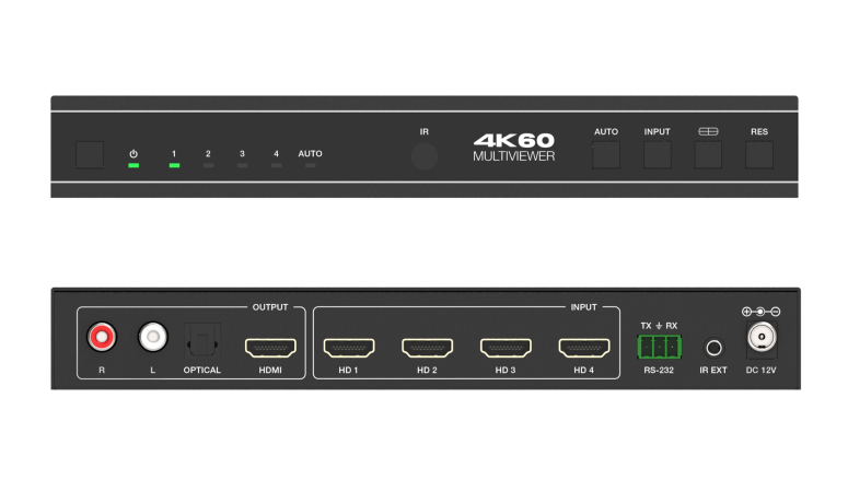Бесподрывный коммутатор Infobit iSwitch 401MV 4K60 4x1 HDMI